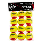 Palline Da Tennis Dunlop Mini Tennis Stage 3 Red, 12er